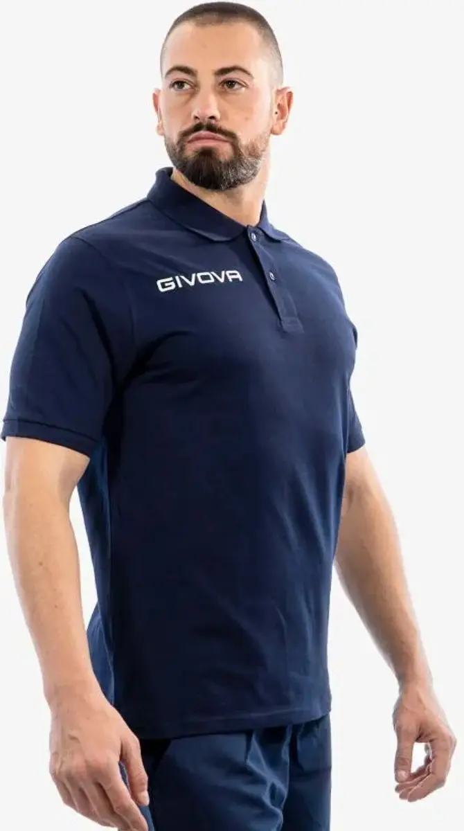 Givova Polo Cotone Piquet - Zomerblauw S - afbeelding 4 van 6