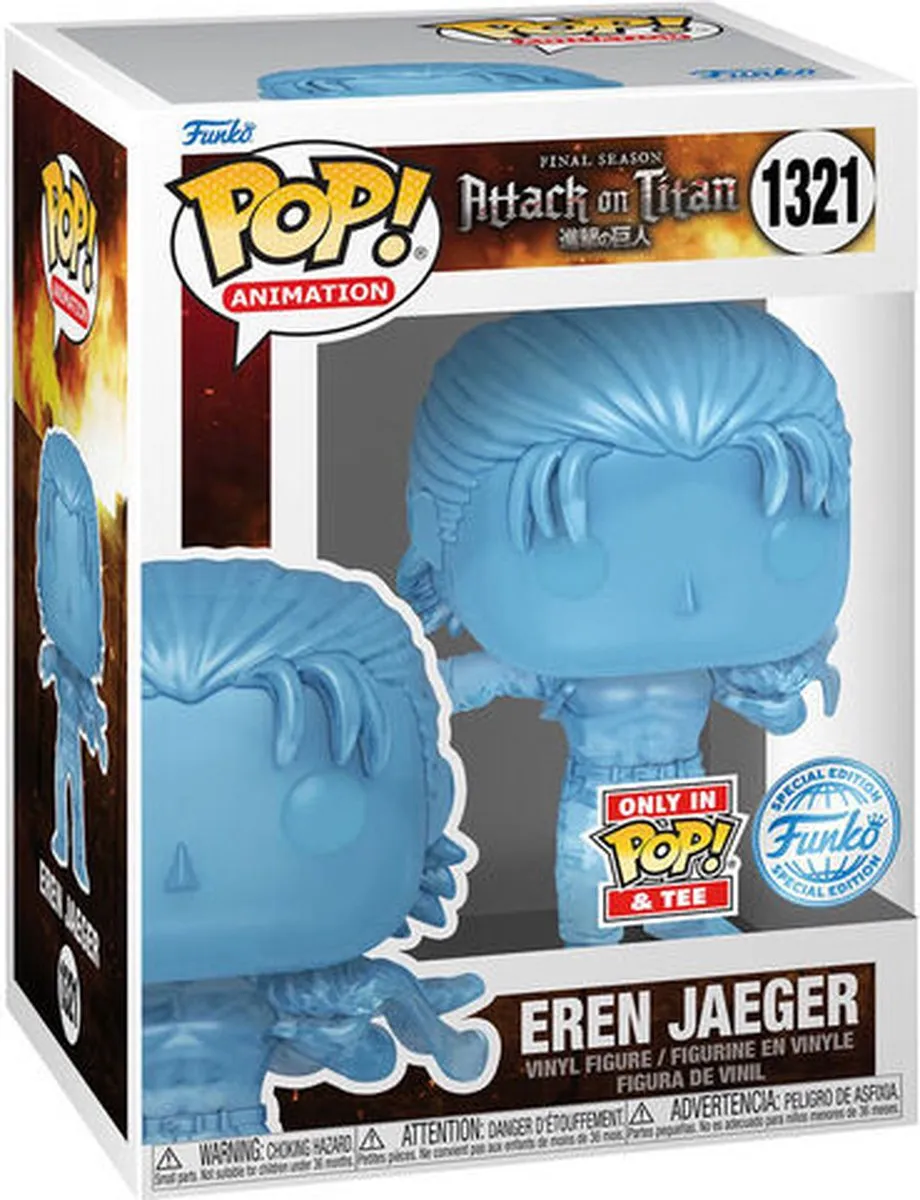 Funko Pop! & Tee Attack on Titan Eren (with Marks) - S