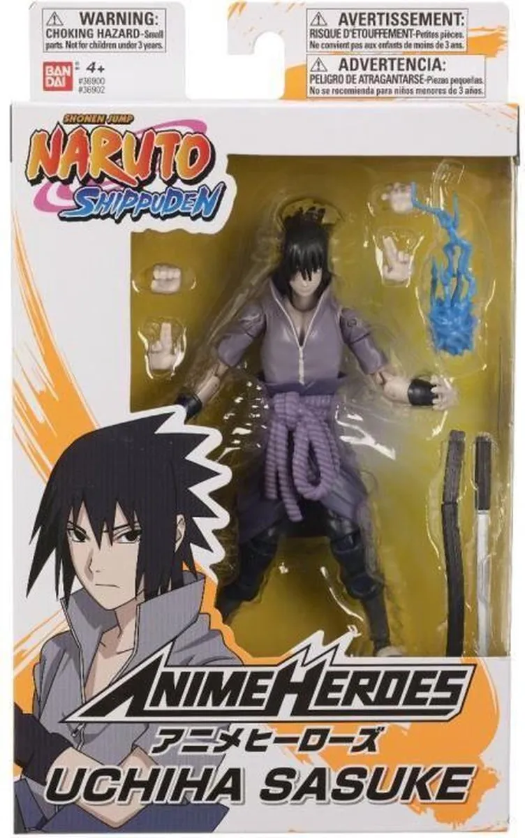 Bandai Namco Sasuke Uchiha Actiefiguur 17cm - Naruto Shippuden - 36902