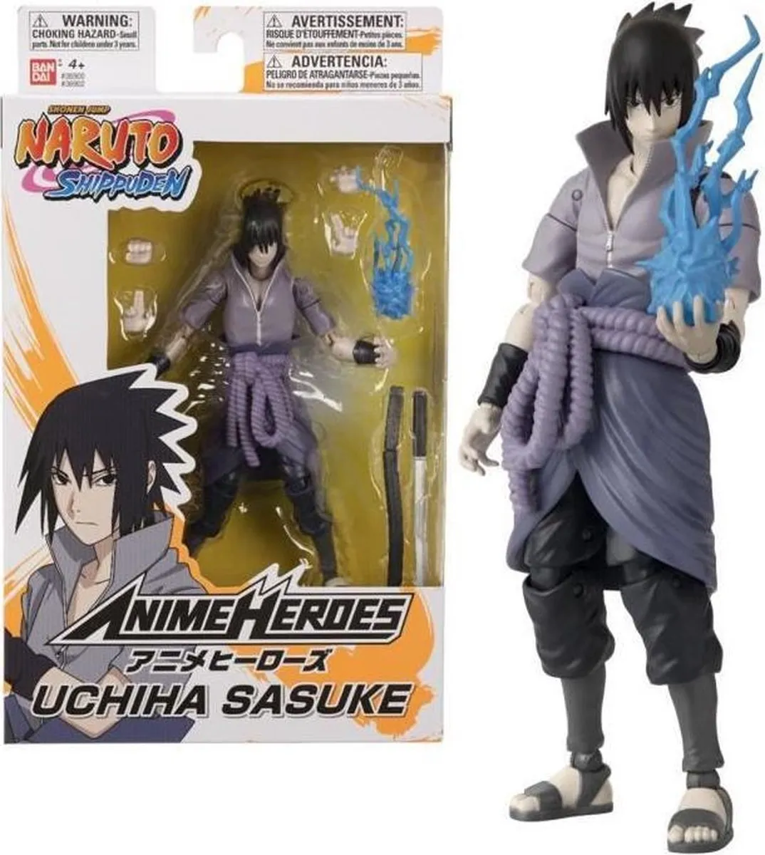 Bandai Namco Sasuke Uchiha Actiefiguur 17cm - Naruto Shippuden - 36902