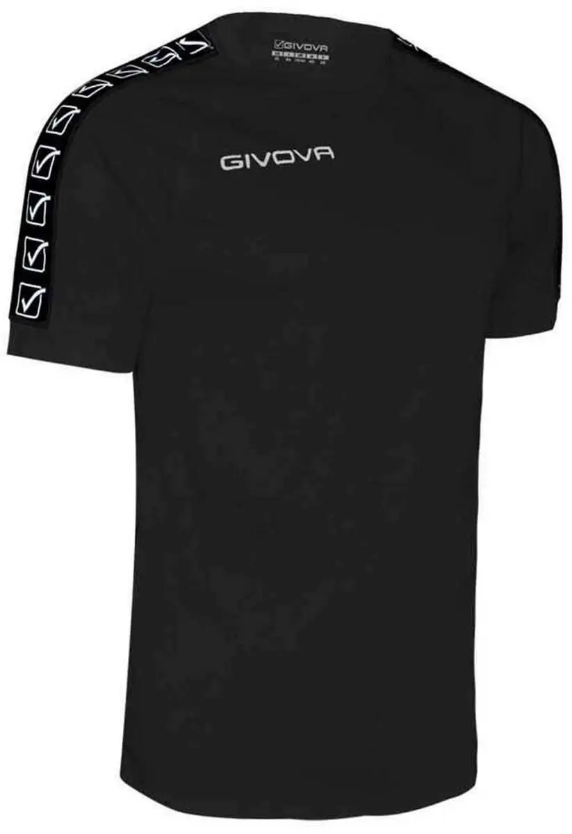 Givova Sportshirt Katoenband - L - Zwart - afbeelding 2 van 3