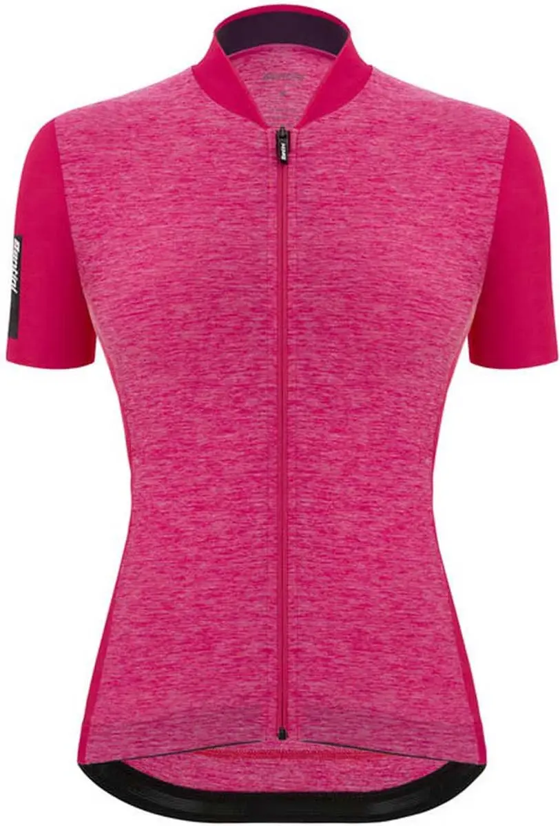 Santini Fietsshirt korte mouwen Dames Roze