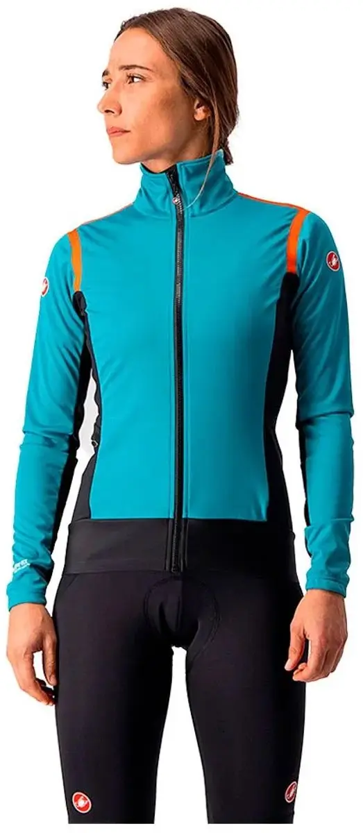 Castelli Alpha Ros Light Gore-tex Infinium™ Windstopper® Jas Blauw S Vrouw