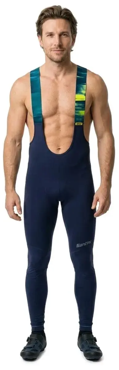 Santini Le Maillot Jaune Fietsbroek L - Blauw