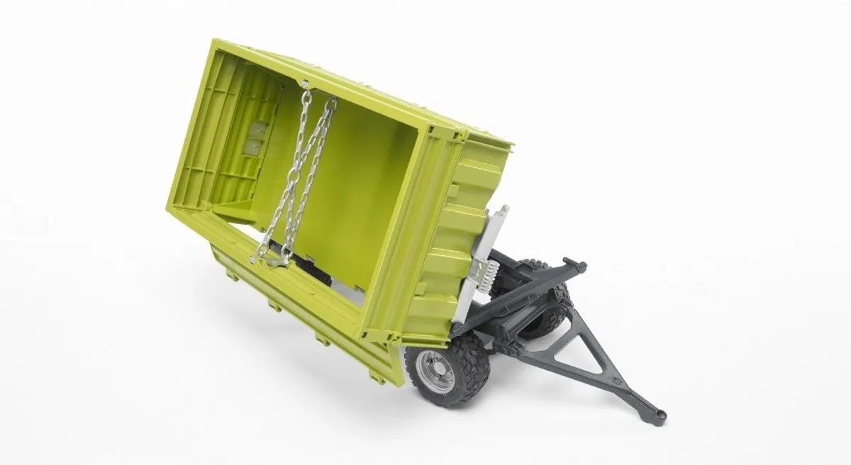Bruder 2203 Fliegl 3-Kanten Kieper - Groen