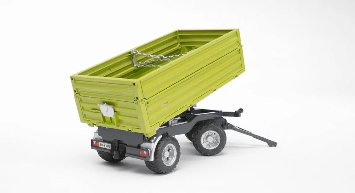 Bruder 2203 Fliegl 3-Kanten Kieper - Groen