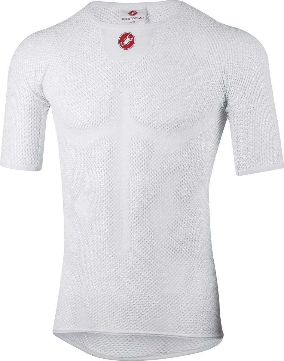 CASTELLI MESH 3 SS / Zweethemd Wit-S/M