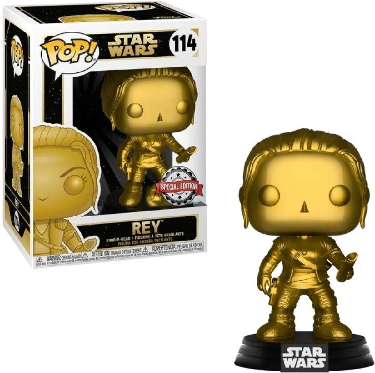 Funko POP! Star Wars Rey Gold Metallic SE 114