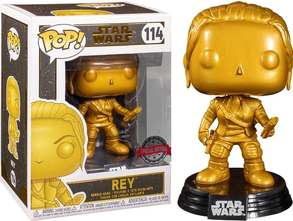 Funko POP! Star Wars Rey Gold Metallic SE 114