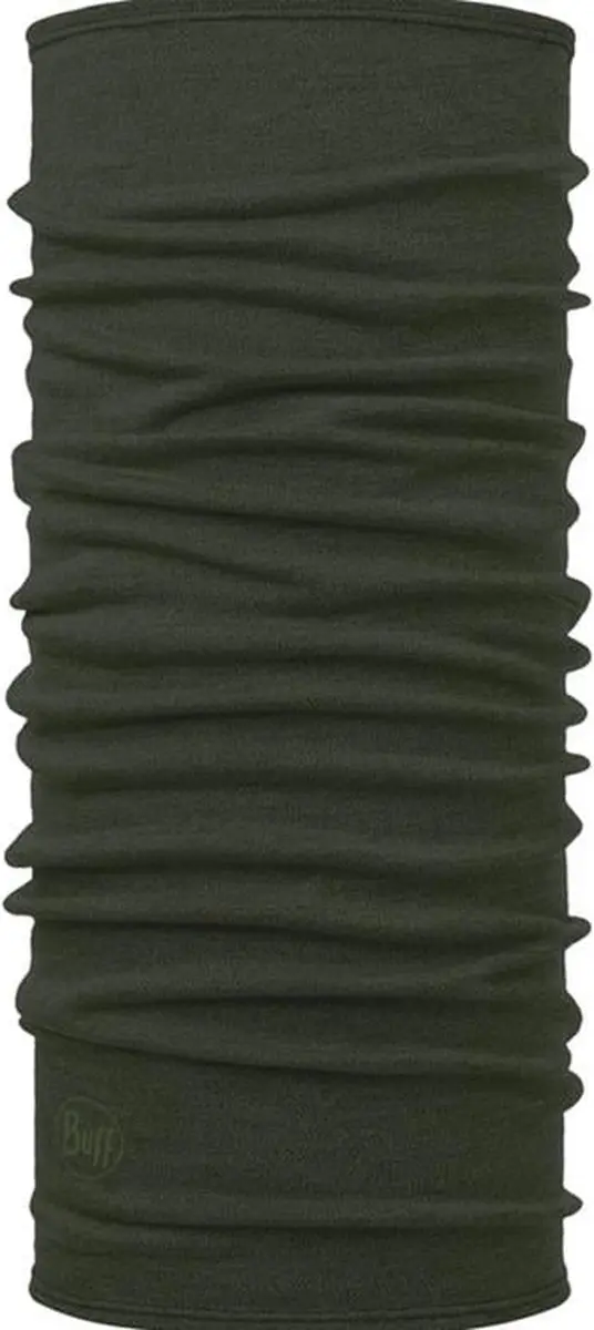 Buff Merino Midweight SOLID BARK Nekwarmer - Bruin