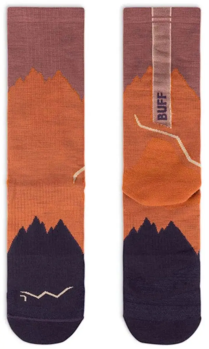 Buff Merino Lightweight Crewsokken - Oranje - EU 36-38 - afbeelding 2 van 5