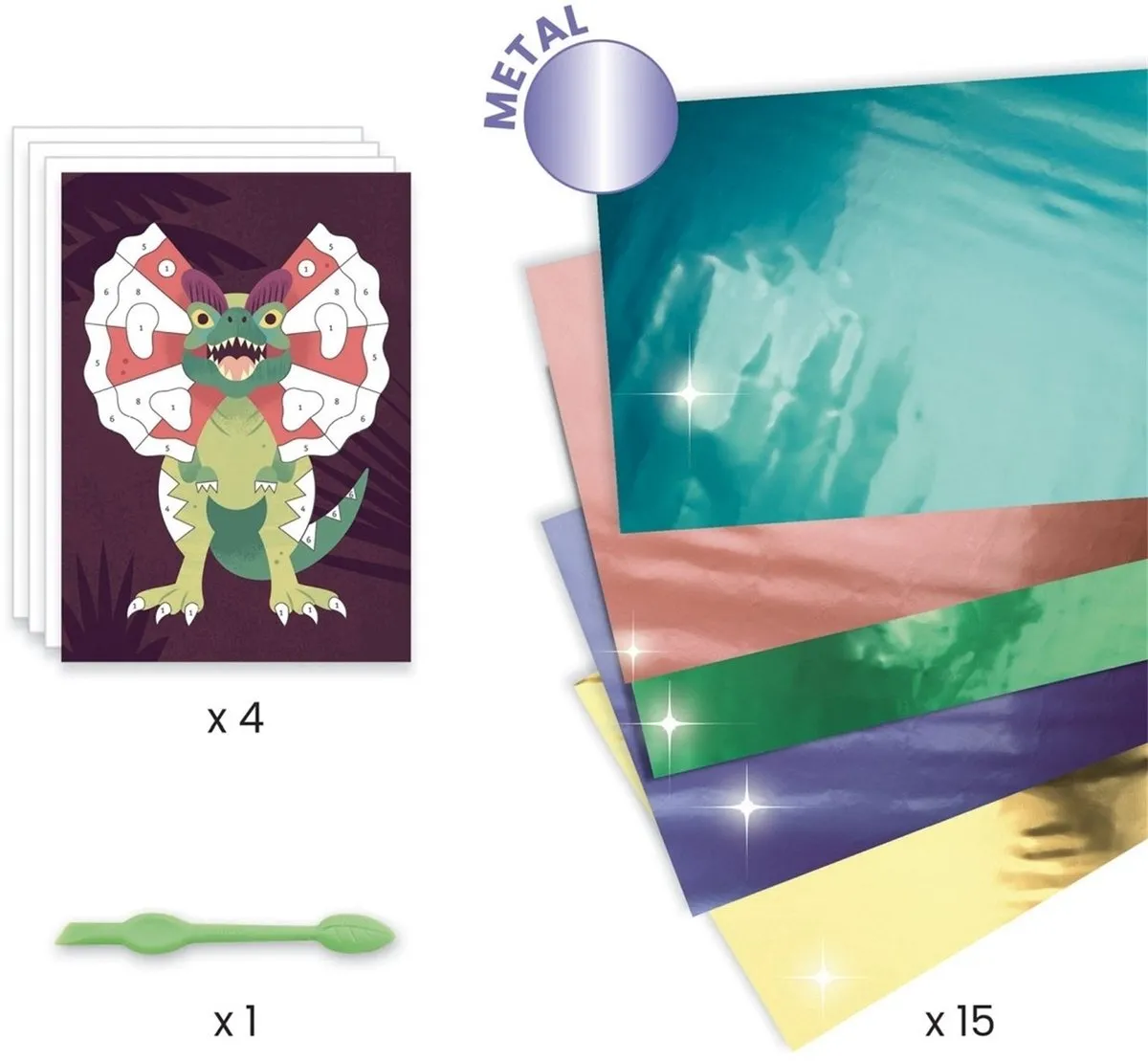 Djeco Jurassic Knutselpakket Metalliseren