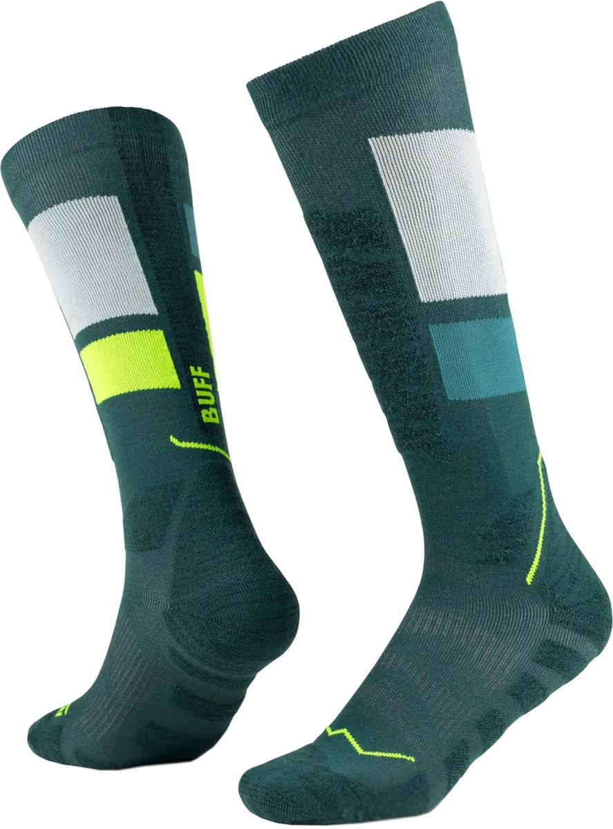 Buff ® Thermonet® Lange Sokken Groen EU 42-44