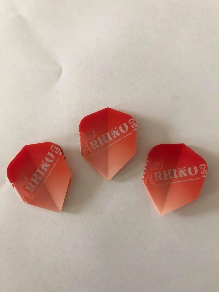 Winmau Rhino dart flights rood 3 stuks