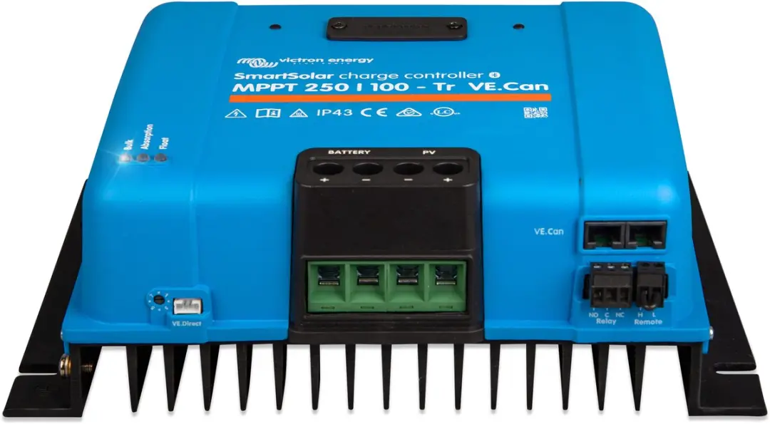 Victron Energy Smartsolar MPPT 250/100-Tr Regelaar - Blauw