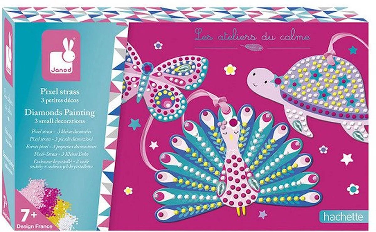 Janod Little Rhinestone Pixel Decoraties