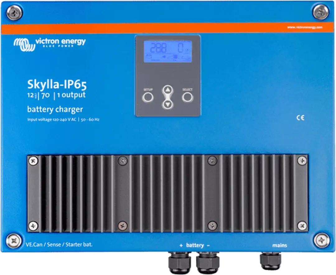 Victron Skylla-IP65 12/70 (3) 120-240V Laadapparaat - Blauw