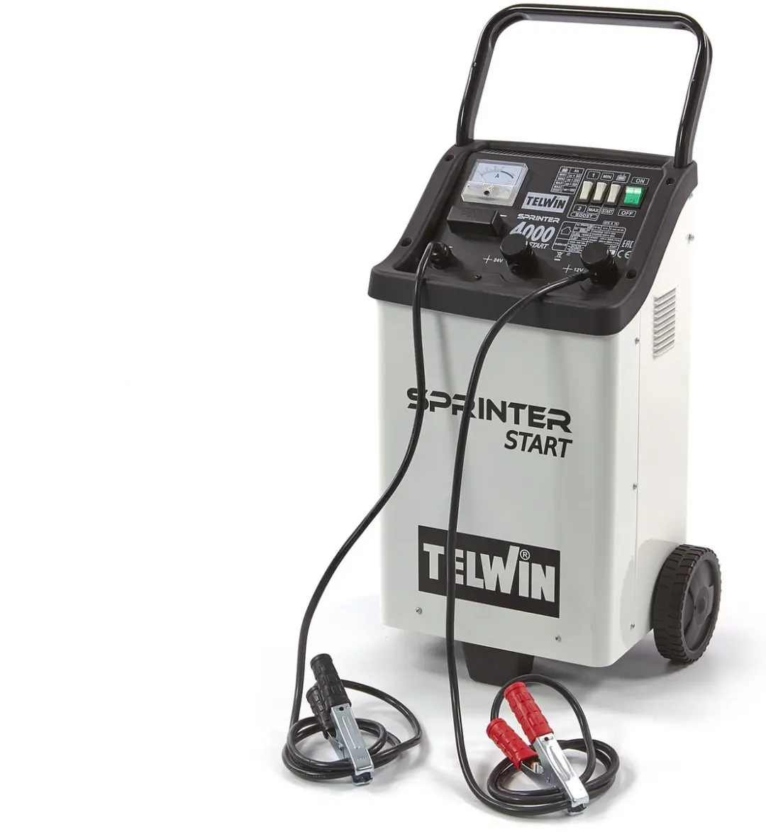 Telwin Sprinter 4000 Start Acculader 75A - Verrijdbaar 400Ah - afbeelding 2 van 6