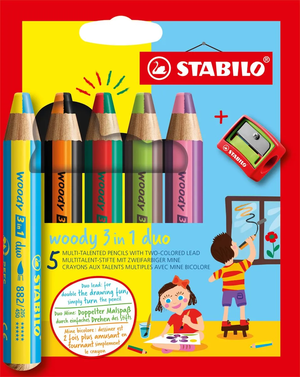 STABILO Woody 3 in 1 Duo