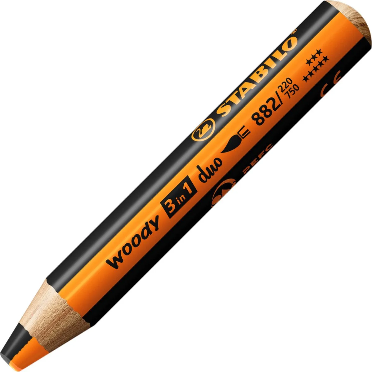STABILO Woody 3 in 1 Duo - Multicolor - 5 Stuks