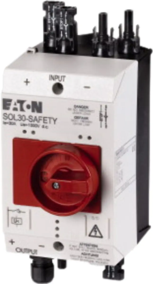 Eaton 144122 SOL30-SAFETY/2MC4-U(230V50HZ) Brandweerschakelaar 1000 V 1 stuk(s)