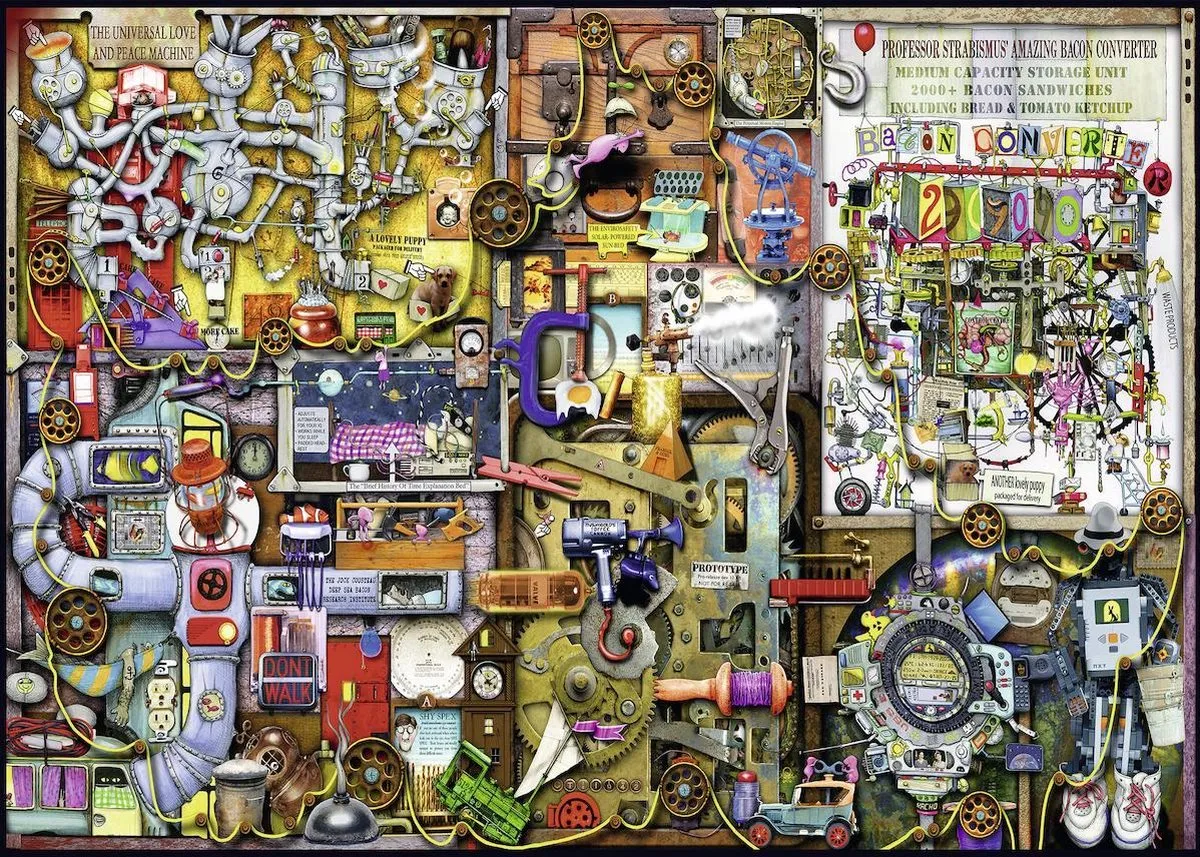 Ravensburger The Inventors Cupboard Legpuzzel 1000 Stuks - Multicolor