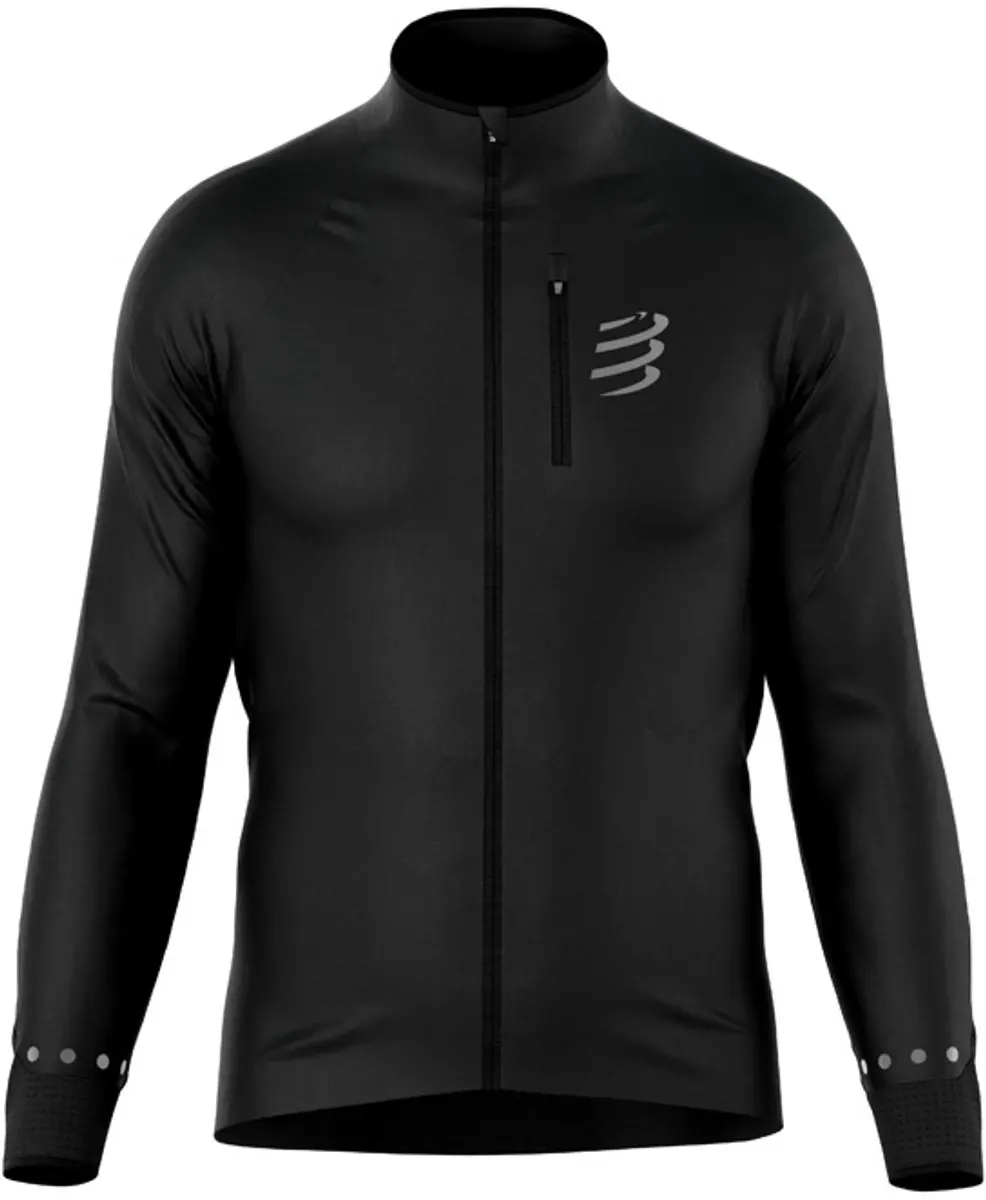 Compressport Hurricane Windproof Jacket M - Zwart - afbeelding 3 van 6