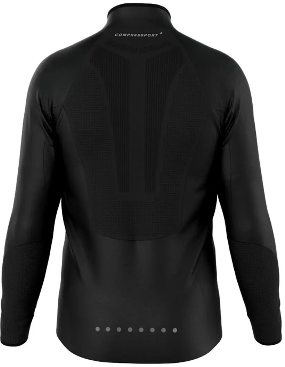 Compressport Hurricane Windproof Jacket M - Zwart - afbeelding 4 van 6