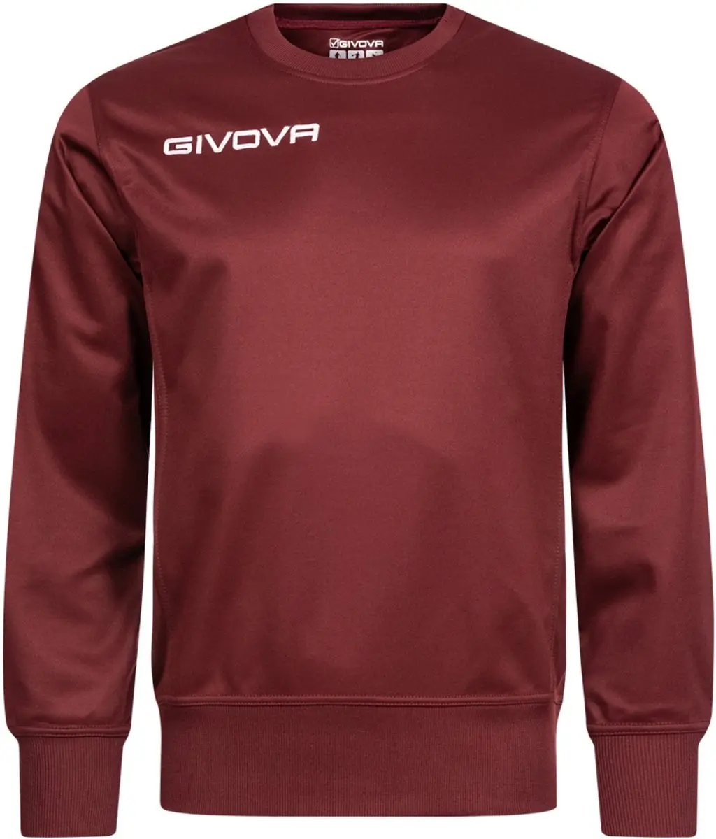 Givova Polarfleece Sportsweatshirt - Bordeaux - 2XL - afbeelding 2 van 6
