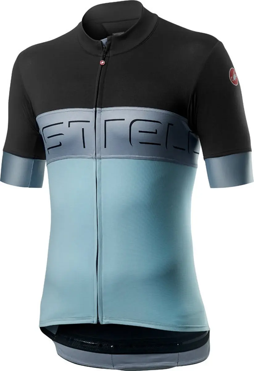 Castelli Fietsshirt Heren Grijs Blauw