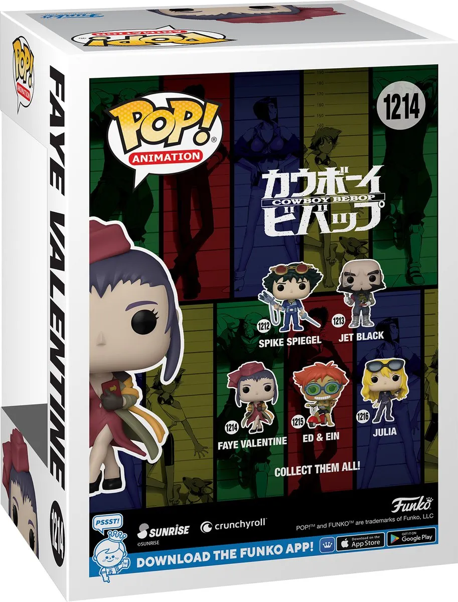 Funko Pop! Animation Cowboy Bebop Faye Valentine 58021 - Verzamel Figuur - Veelkleurig