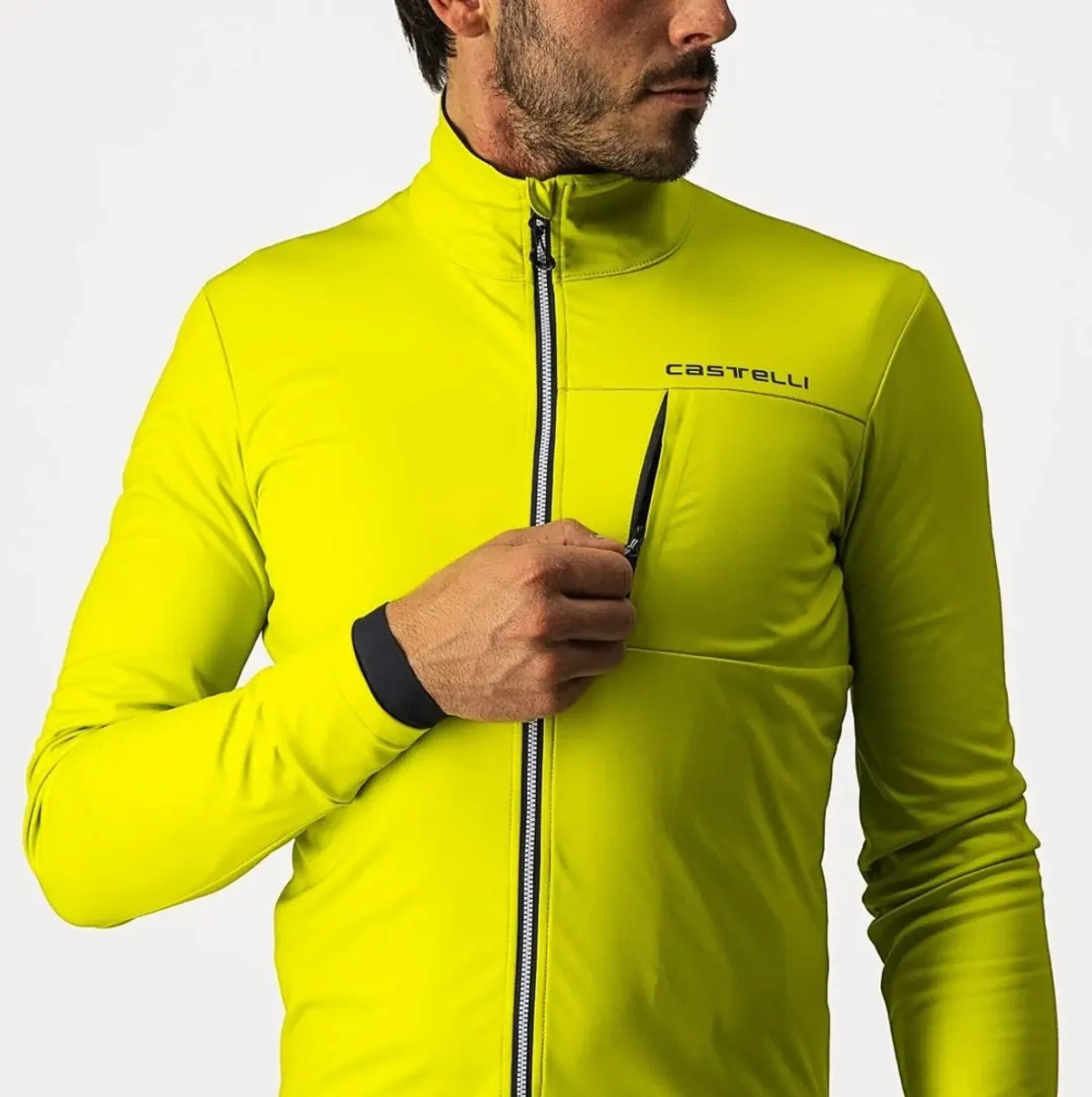 Castelli GO fietsjas Chartreuse/Dark Gray XL - afbeelding 2 van 6
