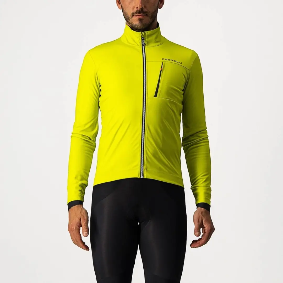 Castelli GO fietsjas Chartreuse/Dark Gray