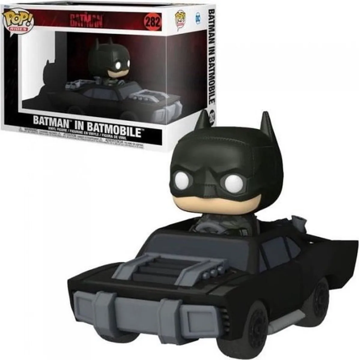 Funko Batman POP! Rides Super Deluxe Batmobile 15cm - Zwart