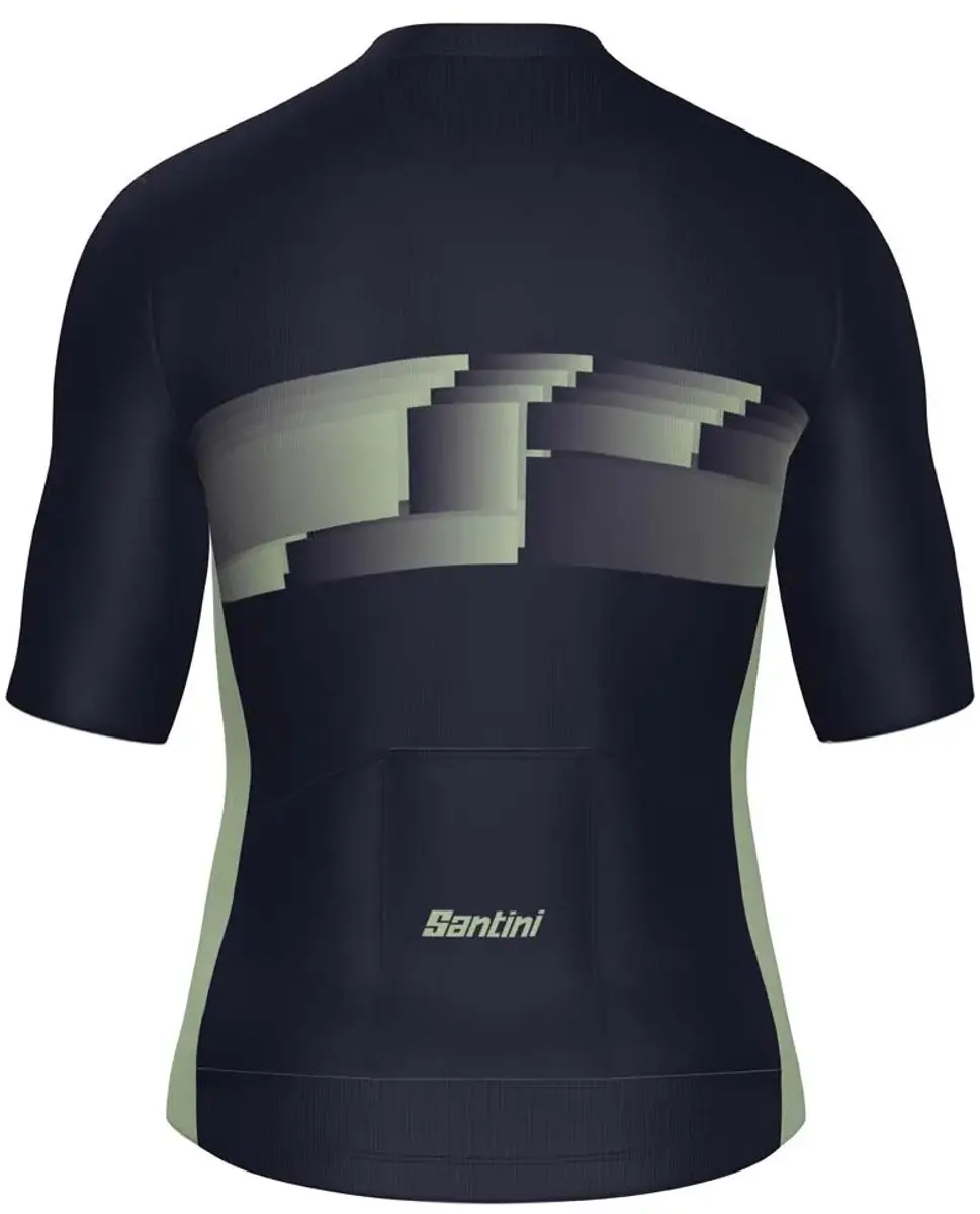 Santini Verve Wielertrui - L - Navy
