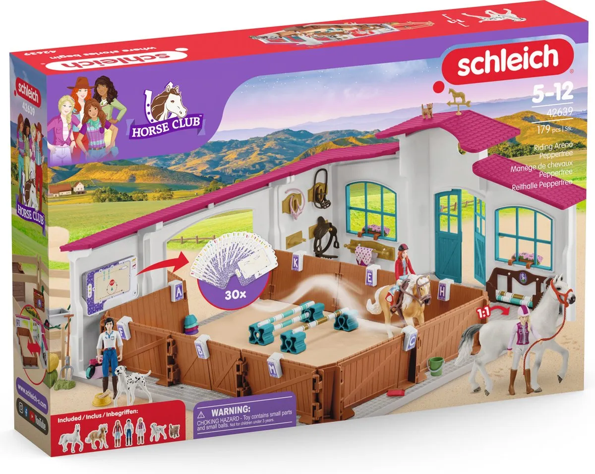 Schleich Horse Club Rijhal Peppertree 42639