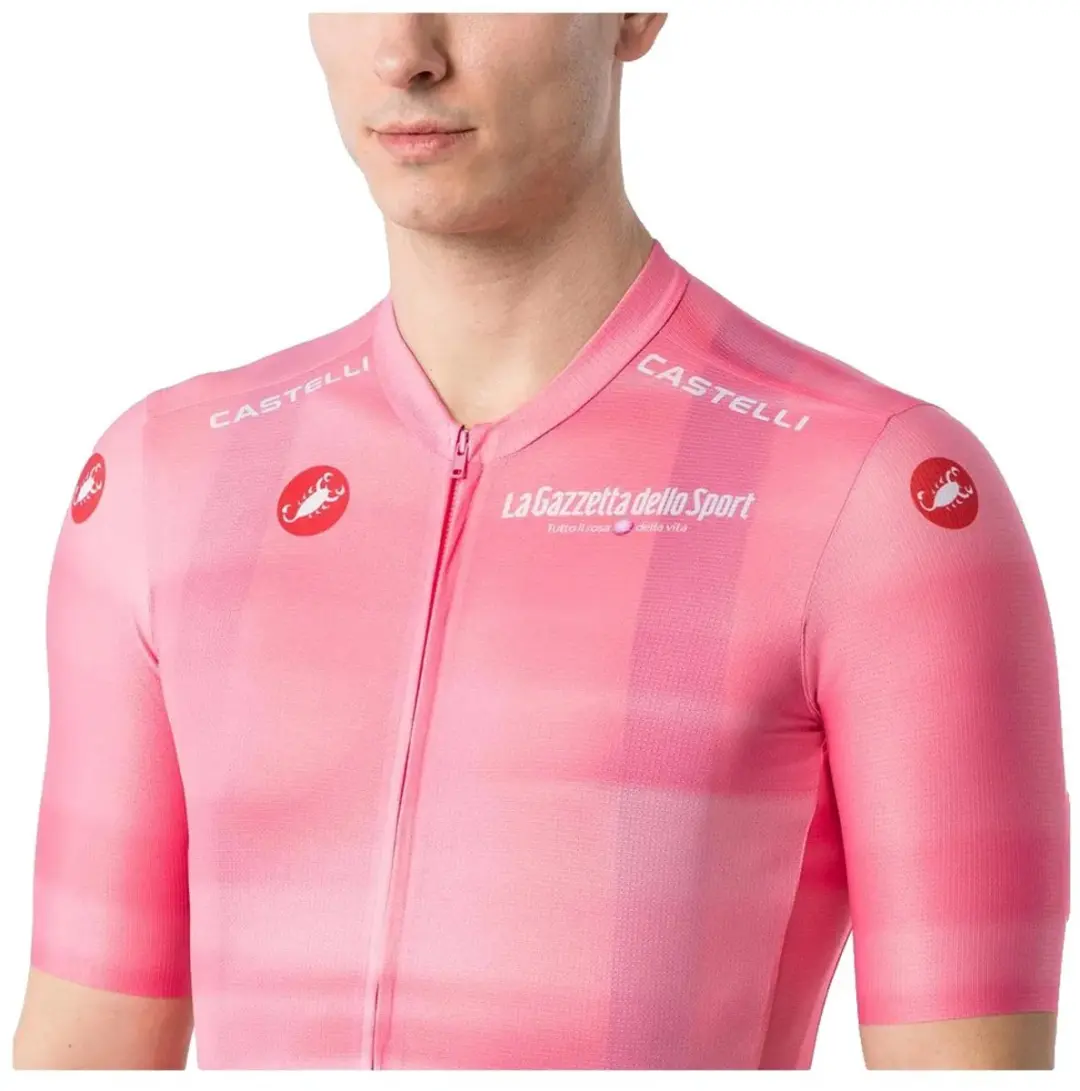 Castelli Giro 109 Competizione Wielertrui - 3XL - Roze