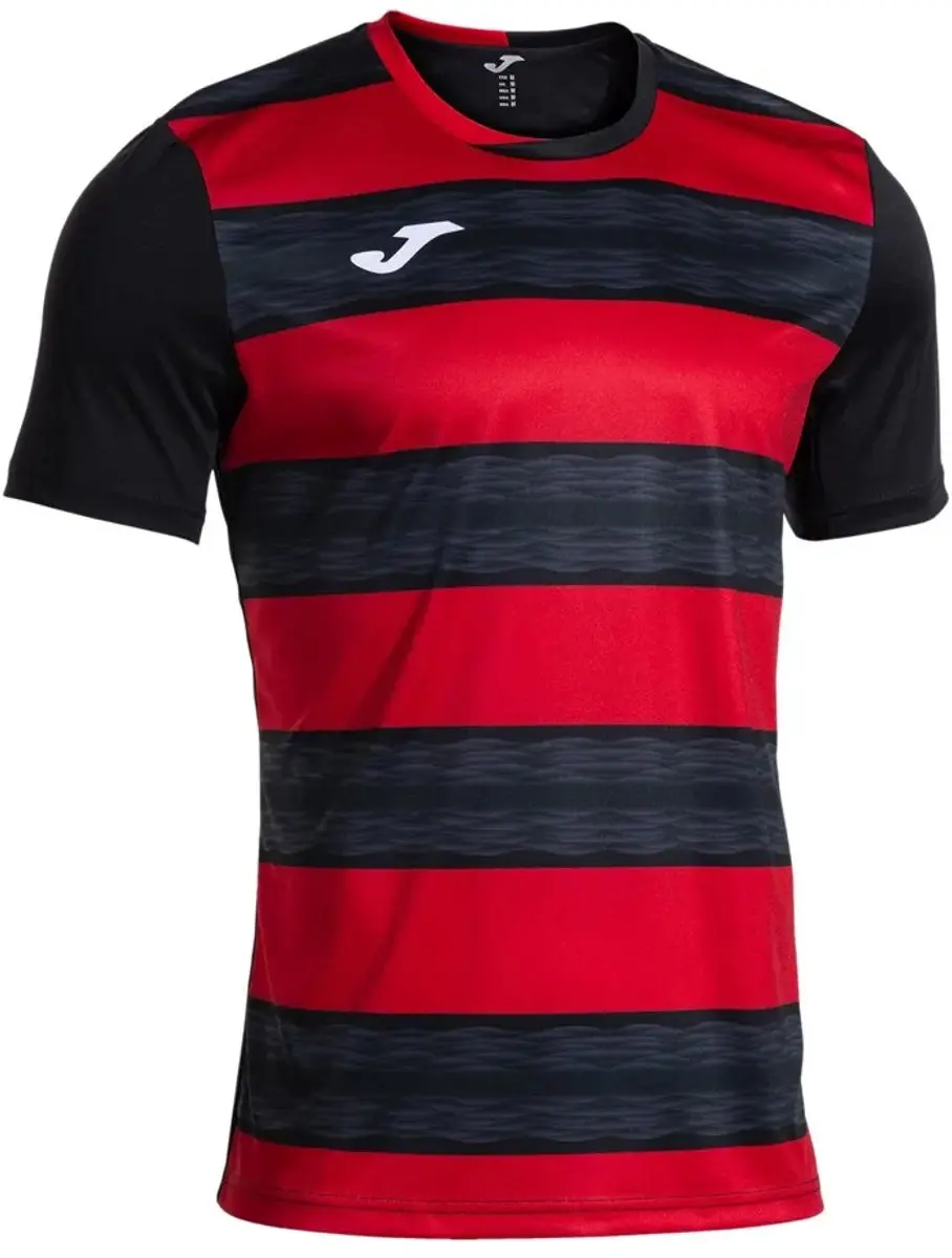 Joma Europa Vi T-shirt M - Zwart/Rood