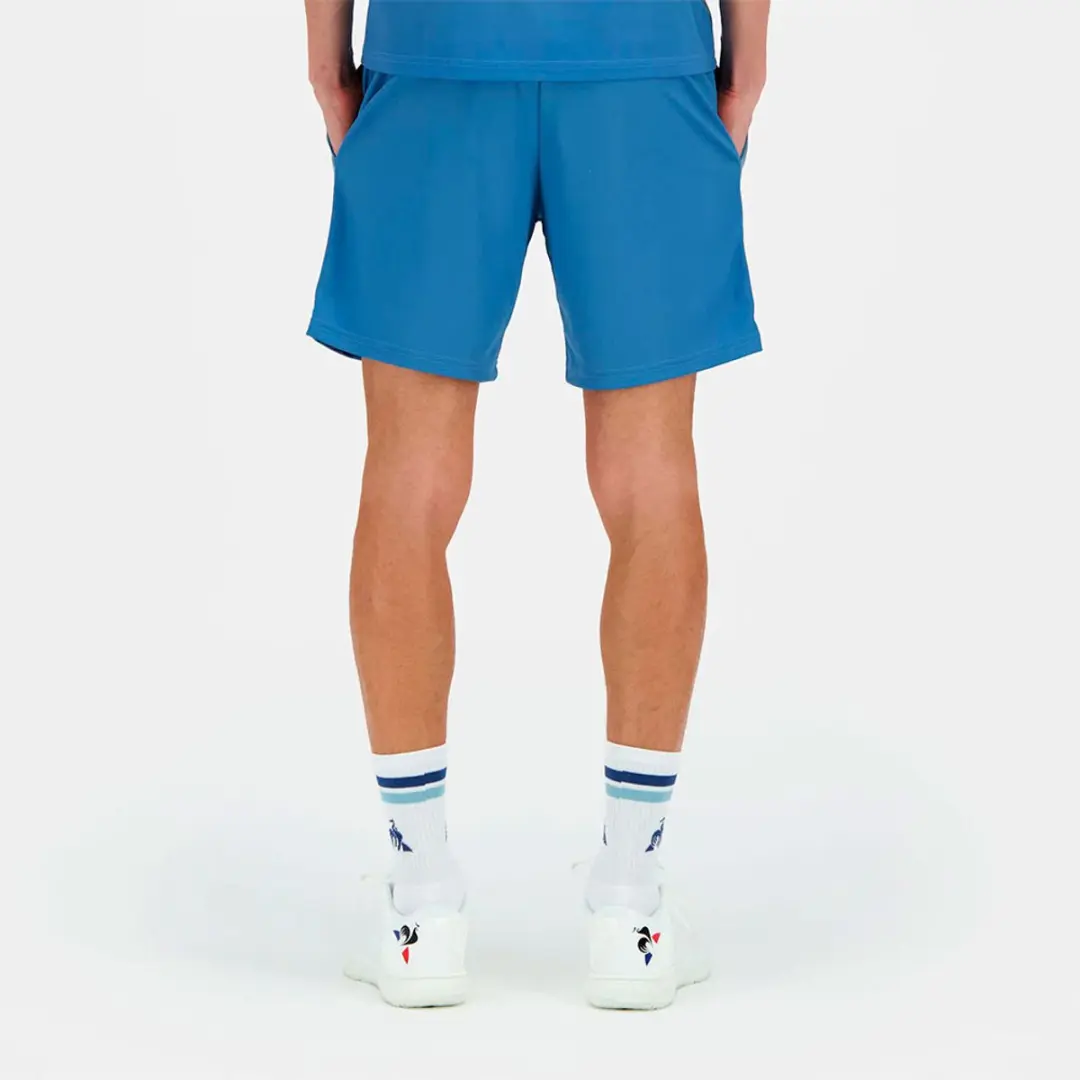 Le Coq Sportif Tennis Pro 25 N°1 Korte Broek - L - Blauw - afbeelding 2 van 6