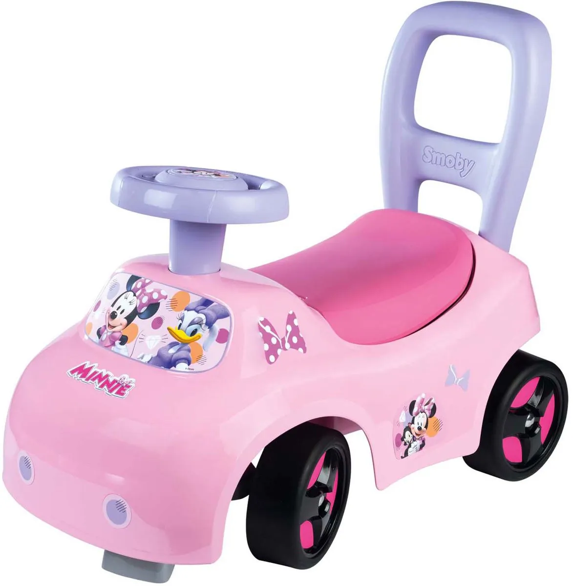 Smoby Minnie 2-in-1 Autokinderwagen 720546 - Roze - afbeelding 6 van 6