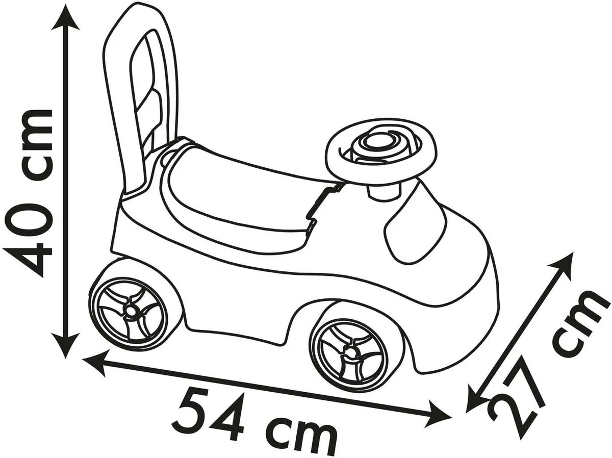 Smoby Minnie 2-in-1 Autokinderwagen 720546 - Roze