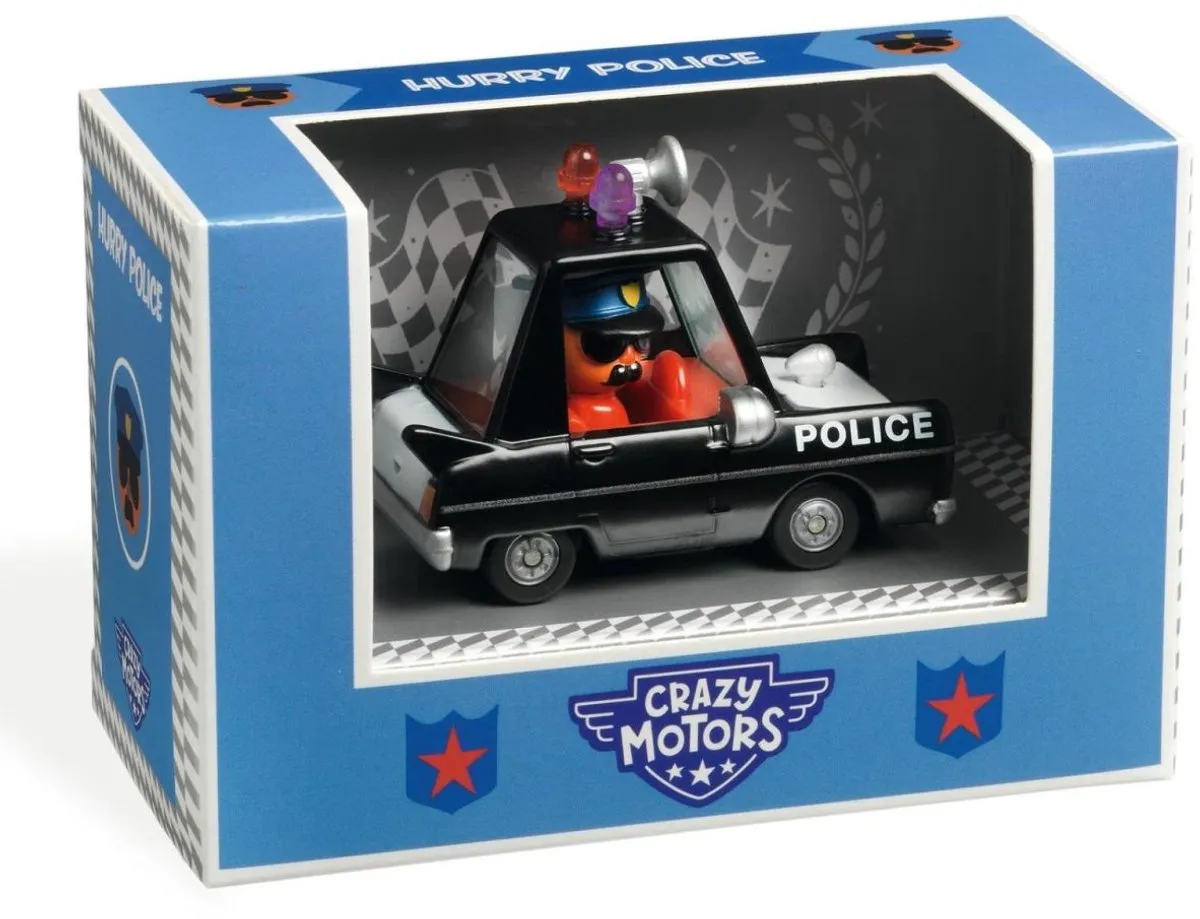 Djeco Crazy Motors Hurry Police - DJ05473 - Meerkleurig - afbeelding 3 van 3