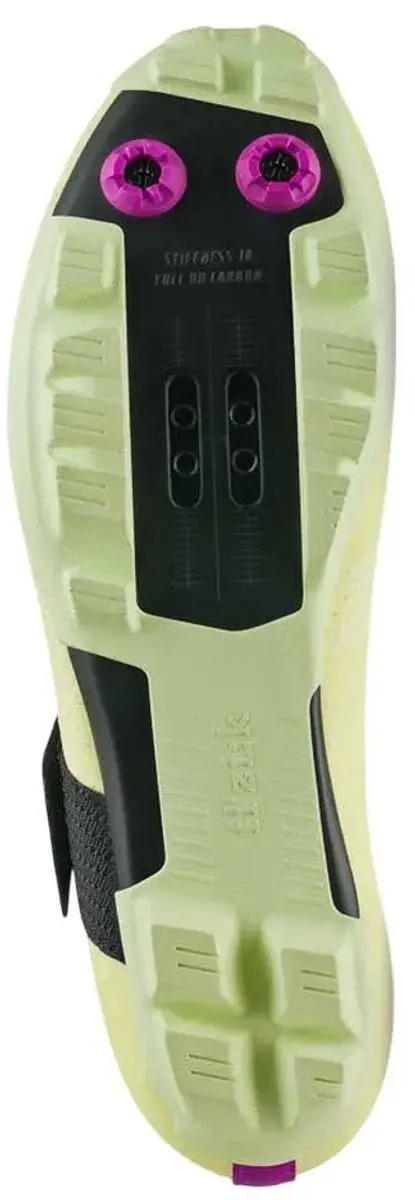 Fizik Vento Ferox Carbon MTB-schoenen - Geel/Lila - EU 46