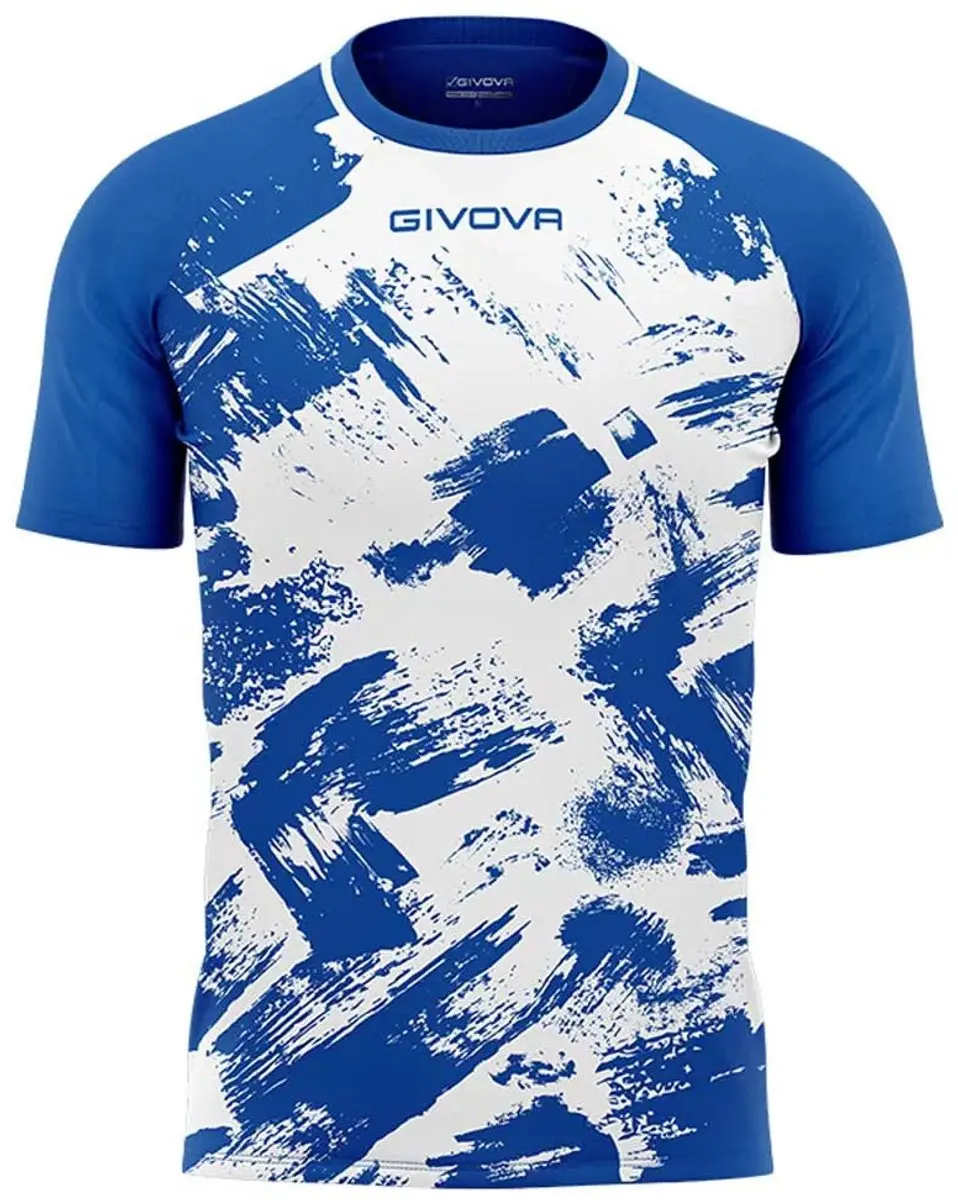 Givova Sportshirt Art Interlock 3XL - Blauw - afbeelding 4 van 4