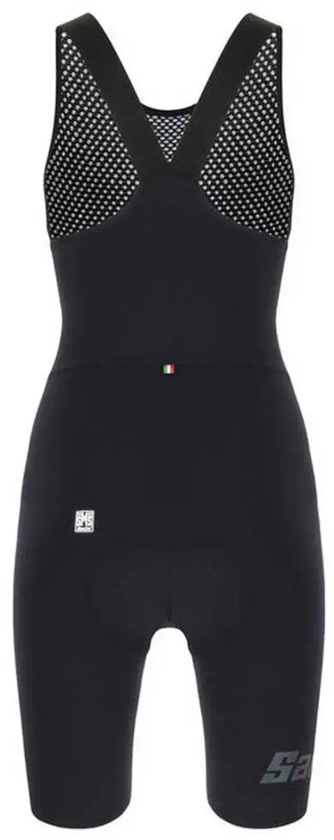 Santini Unico Dames Fietsbroek - Zwart - 4XL - afbeelding 3 van 3