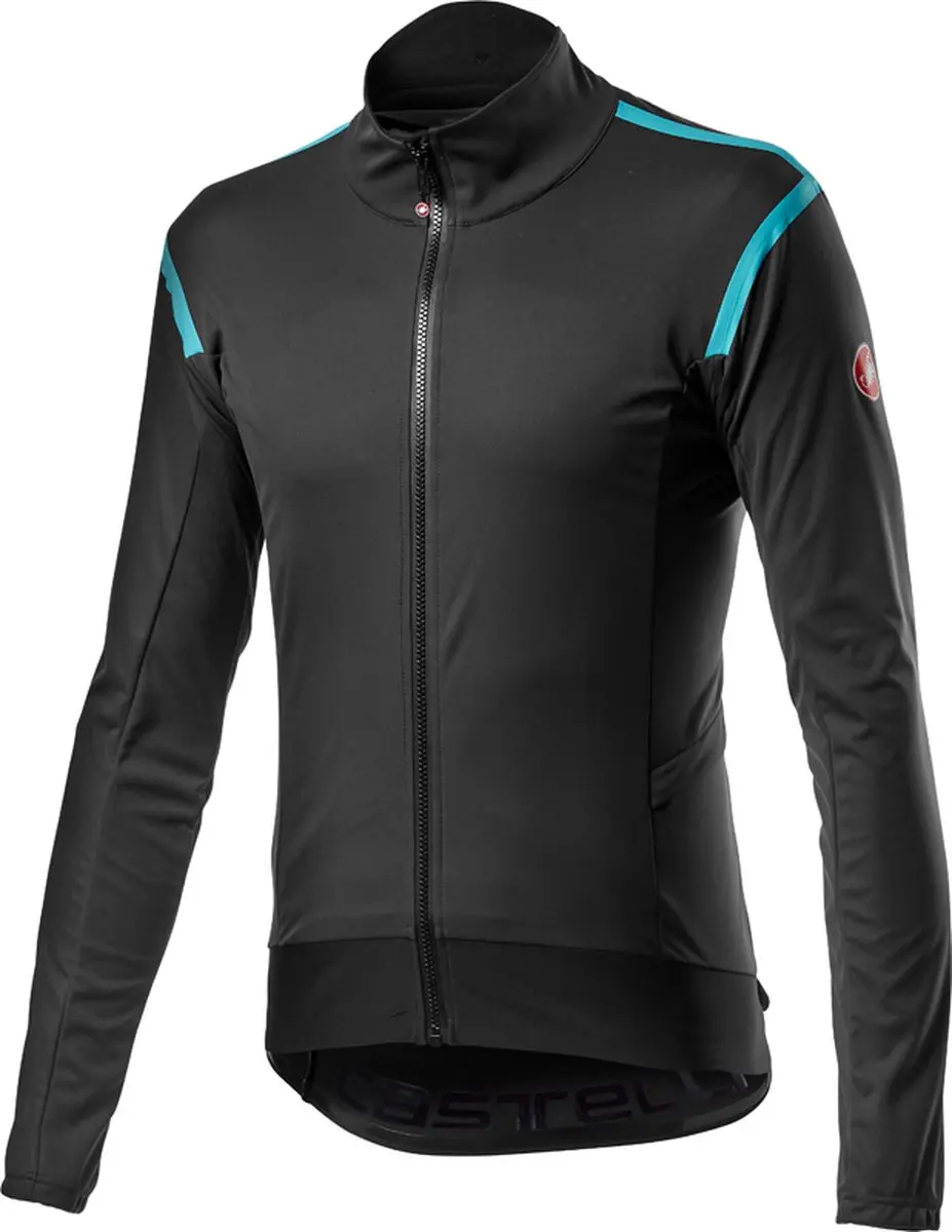 Castelli Fietsjack Lange mouwen Rain or Shine Heren Grijs