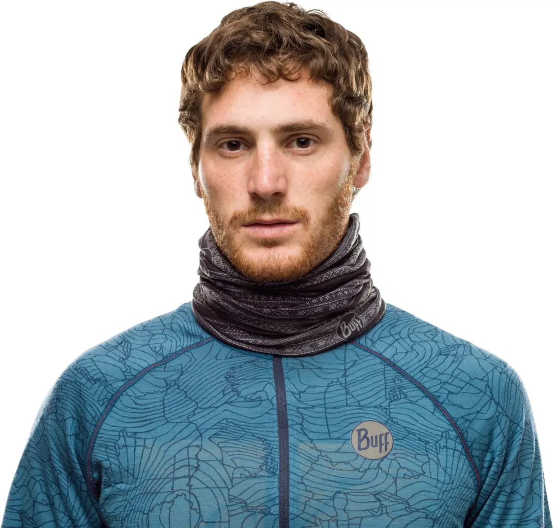 Buff Original EcoStretch Anira Graphite Nekwarmer - Grijs