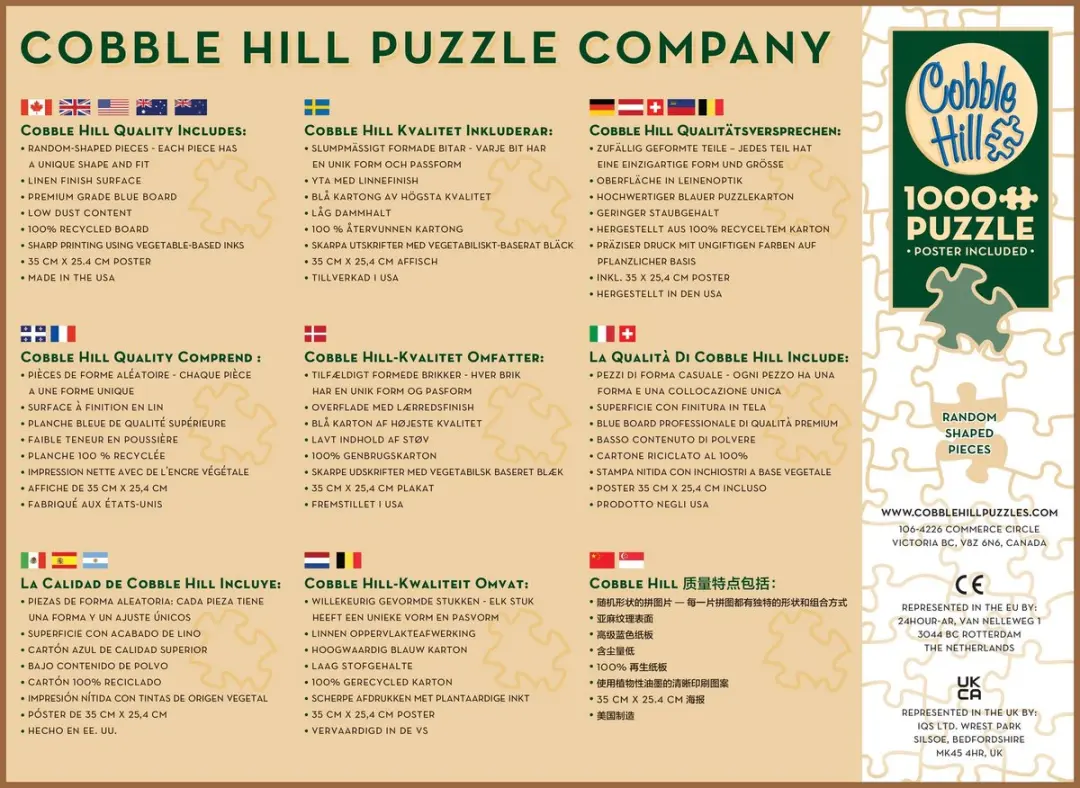 Cobble Hill Puzzel In Hondenland 1000 Stuks - Meerkleurig - afbeelding 5 van 6