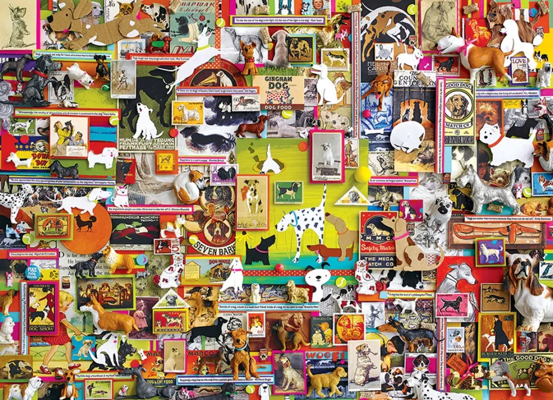 Cobble Hill Puzzel In Hondenland 1000 Stuks - Meerkleurig - afbeelding 4 van 6
