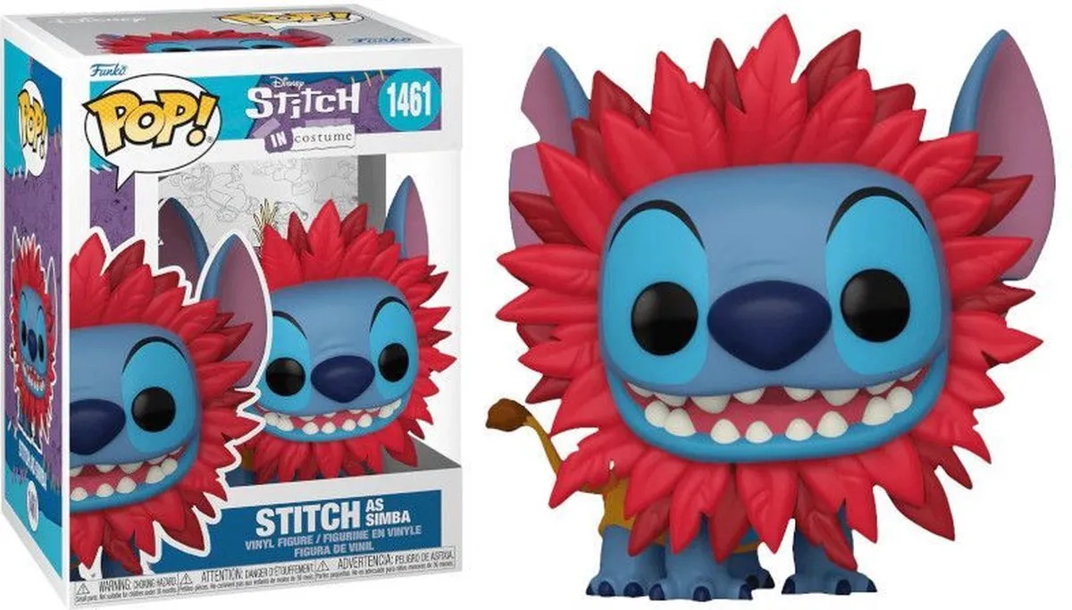 Funko Lilo & Stitch POP! Simba 9cm - Buddy Vinyl Costume - Multicolor
